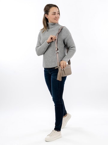 Borsa a spalla ' E&N Belli ' di Emily & Noah in beige: frontale