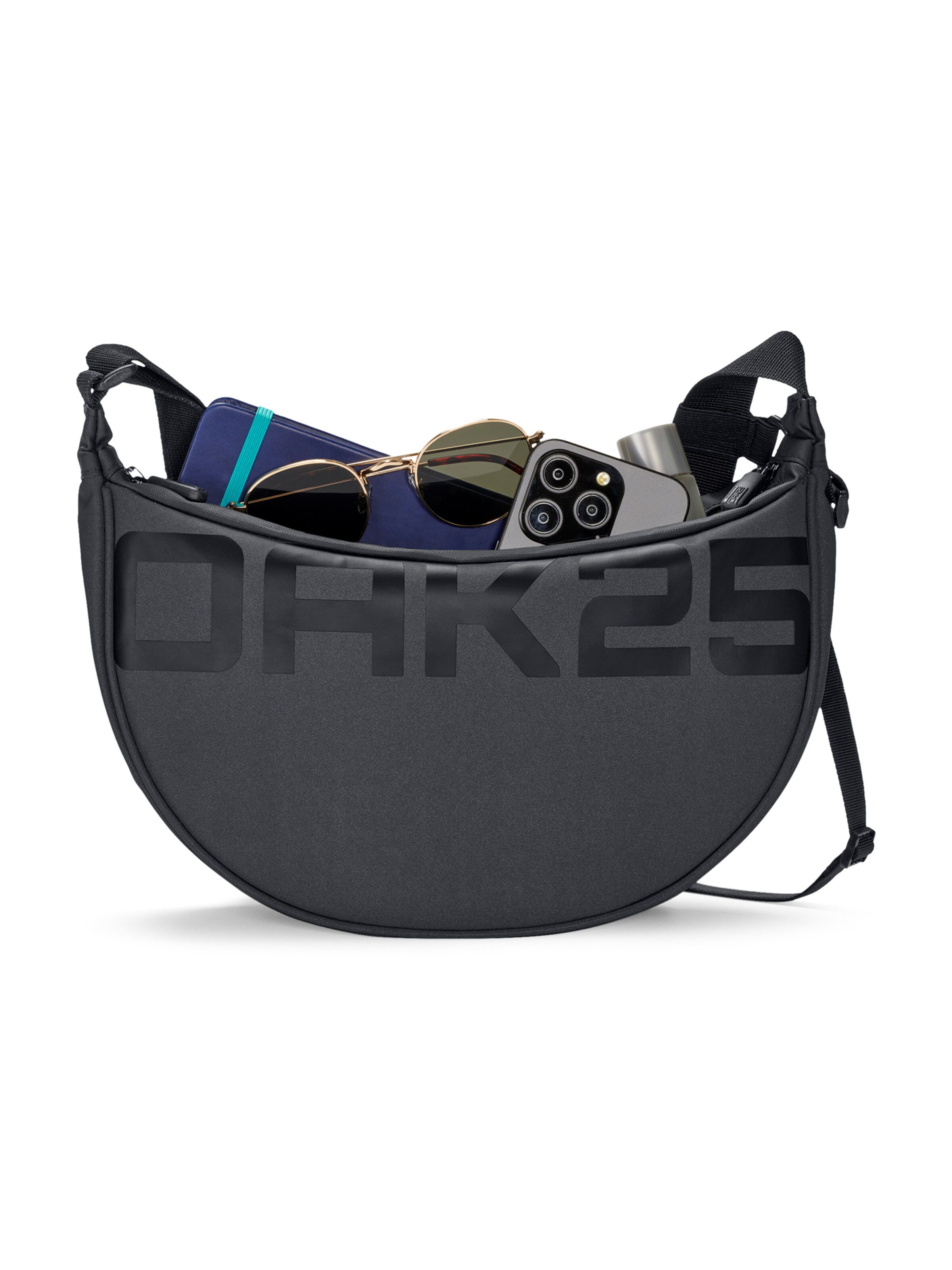 Sac à bandoulière 'Luminite' OAK25 en noir