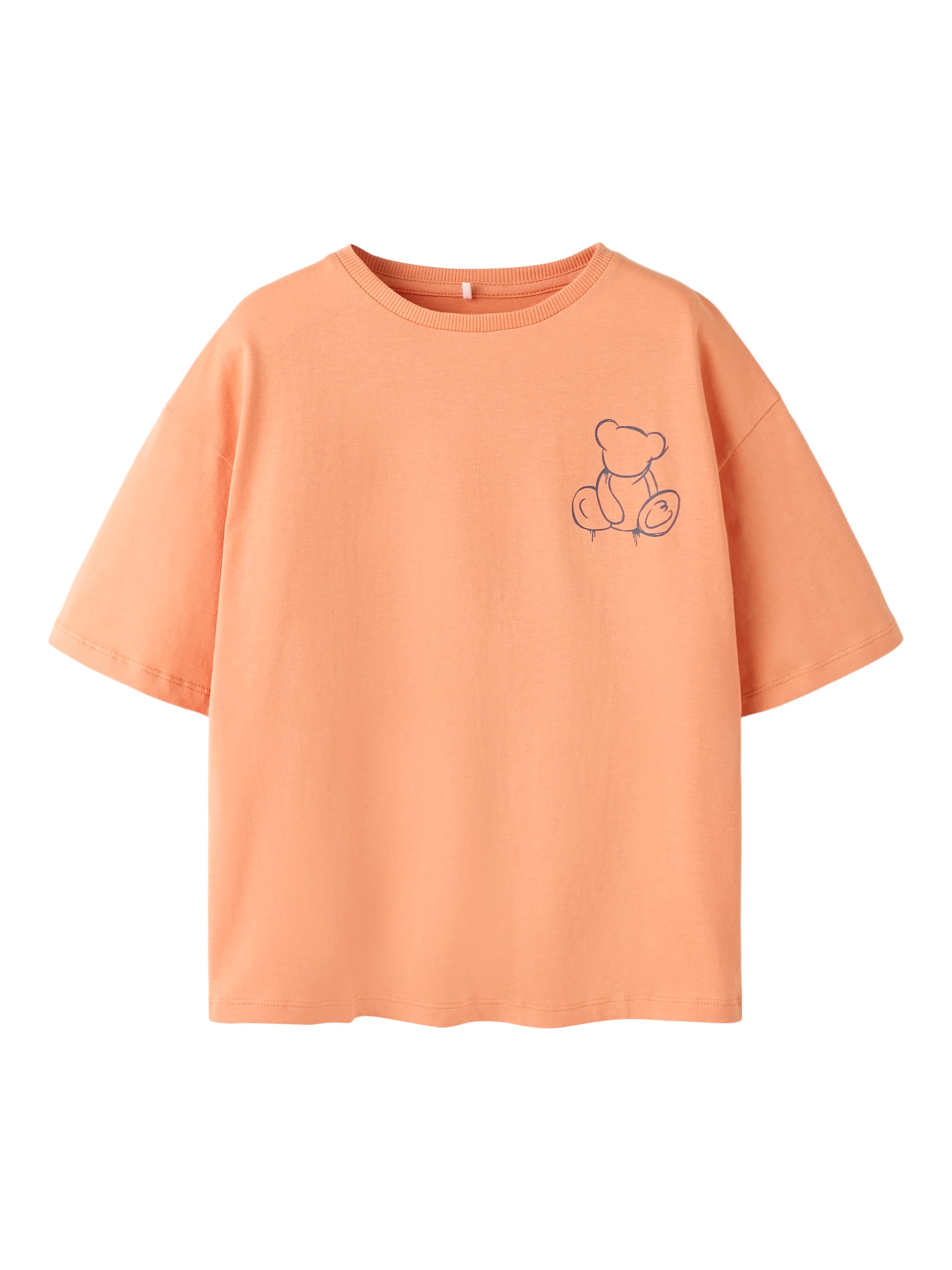 NAME IT T-shirt 'NKMBYNE' i orange: framsida