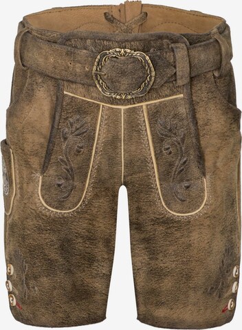 SPIETH & WENSKY Regular Pants 'FCB - Tobias' in Brown: front