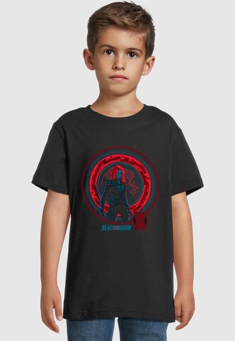 T-Shirt 'Black Widow - Movie Computer Globe' ABSOLUTE CULT en noir : devant
