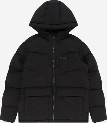 Veste mi-saison Jack & Jones Junior en noir : devant