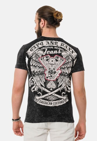 CIPO & BAXX T-Shirt in Grau