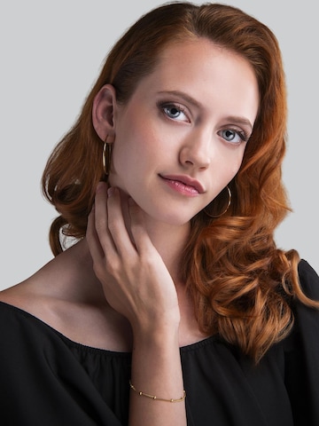 Boucles d'oreilles 'Tiny Hoops' Amberz en or