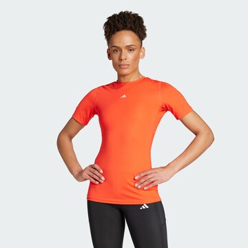 ADIDAS PERFORMANCE Performance shirt in Orange: front