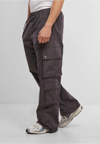 Wide Leg Pantalon cargo Pequs en noir