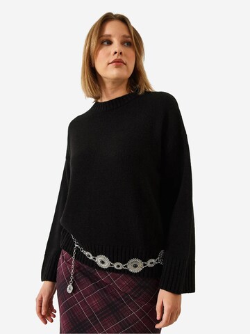 Bianco Lucci Pulover 'Pullover' | črna barva