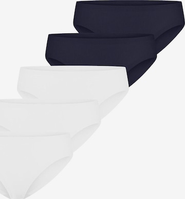 SCHIESSER Panty 'Invisible Light' in Blau: Vorderseite