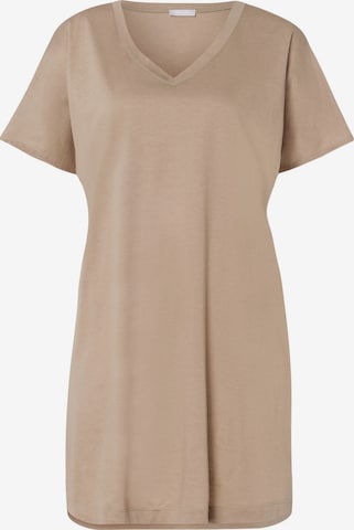 Hanro Nightgown ' Laura ' in Beige: front