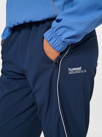 Hummel Regular Sportbroek in Blauw
