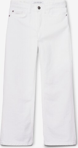 Regular Jean Calvin Klein Jeans en blanc : devant