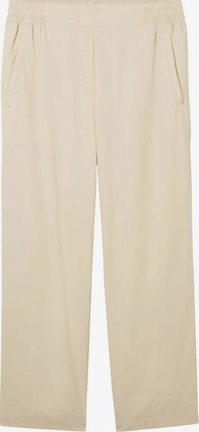 Pantalon chino TOM TAILOR en beige : devant