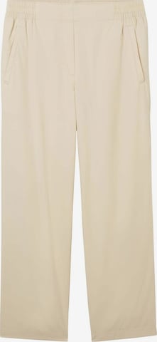 Pantalon chino TOM TAILOR en beige : devant