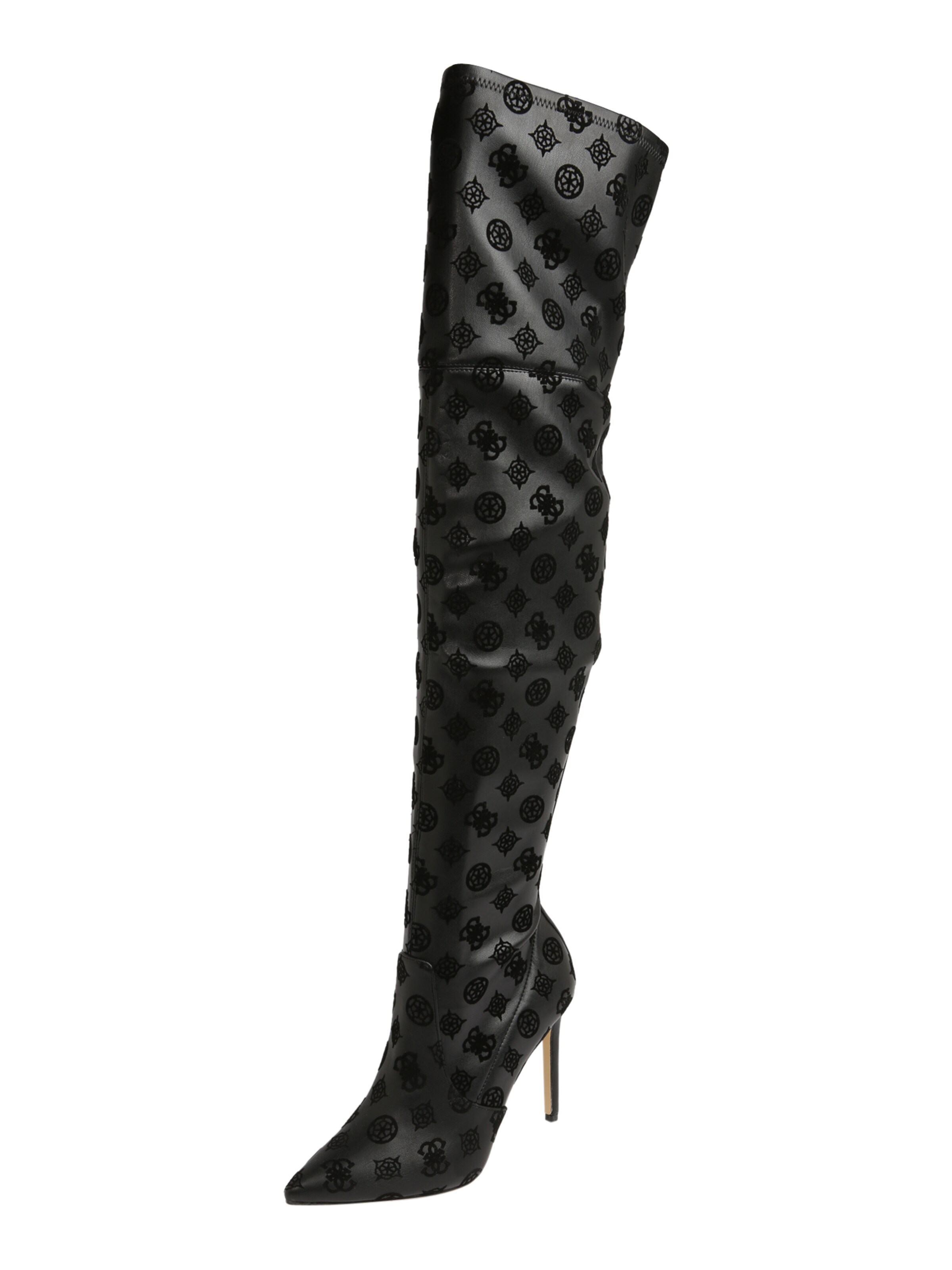 Zwarte GUESS Lange laarzen HILLORY/STIVALE | Omoda