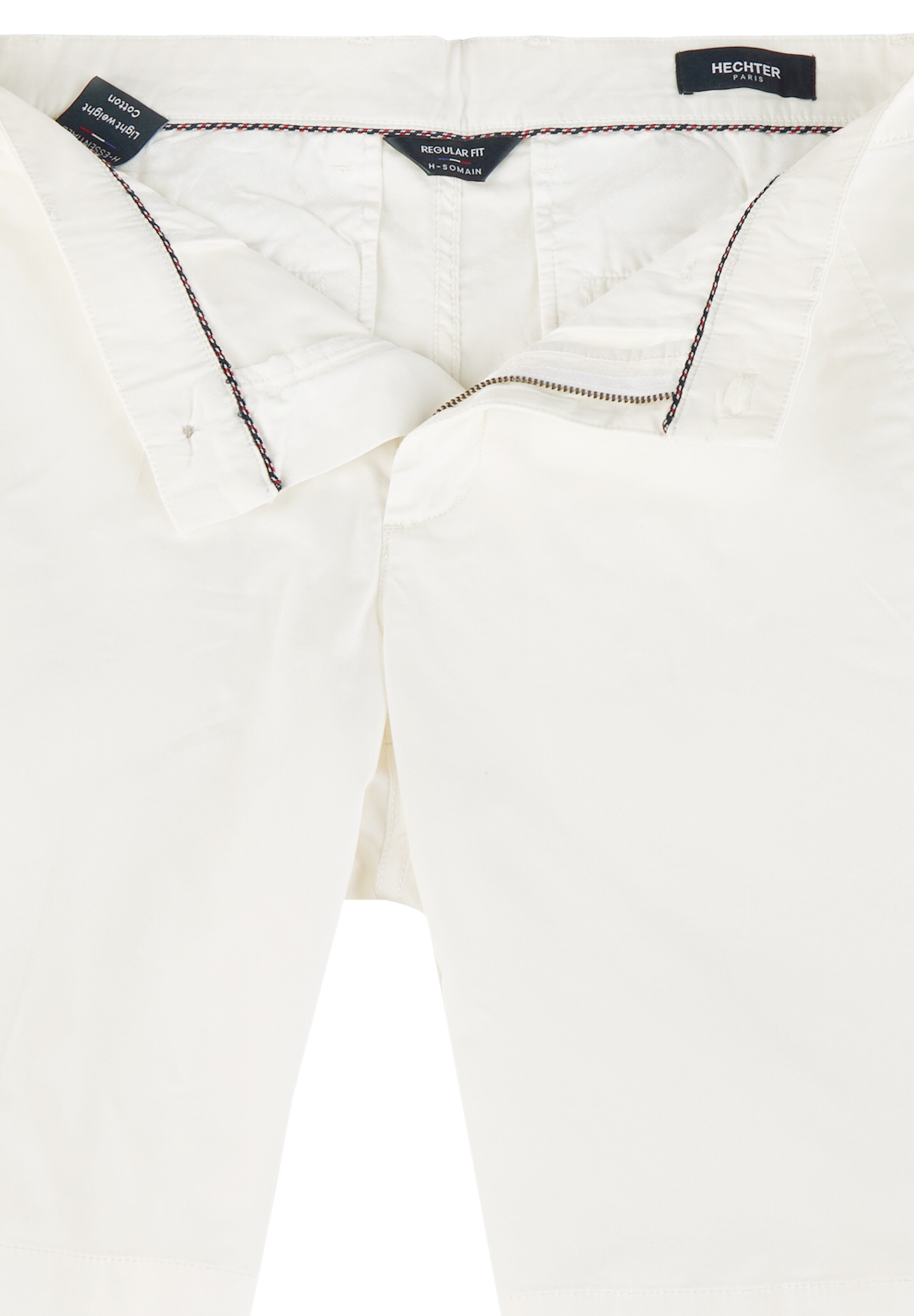 HECHTER PARIS Regular Hose ' Somain ' in Weiß