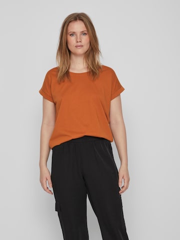 VILA Shirt 'Dreamers' in Brown: front