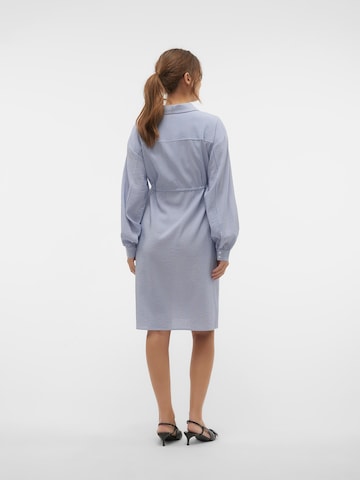 MAMALICIOUS Shirt Dress 'LOUIZA LIA' in Blue