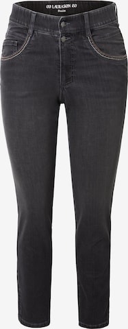 Coupe slim Jean LAURASØN en gris : devant