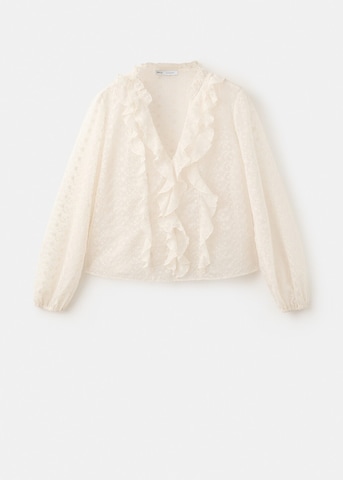 MANGO Blouse in Beige