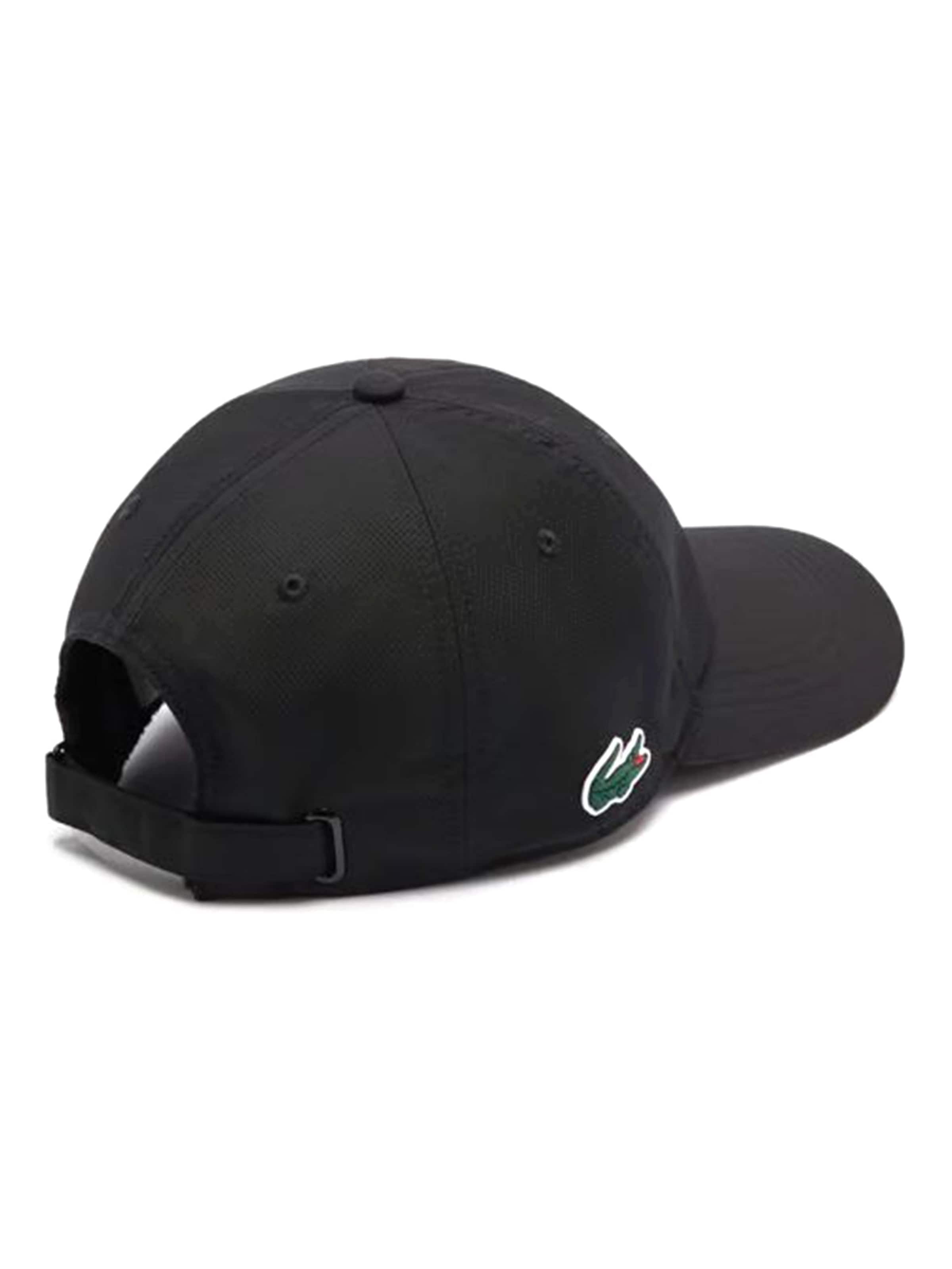 LACOSTE Hætte 'CAP BLACK' i sort