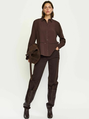 Soft Rebels Blouse 'Edwina' in Bruin