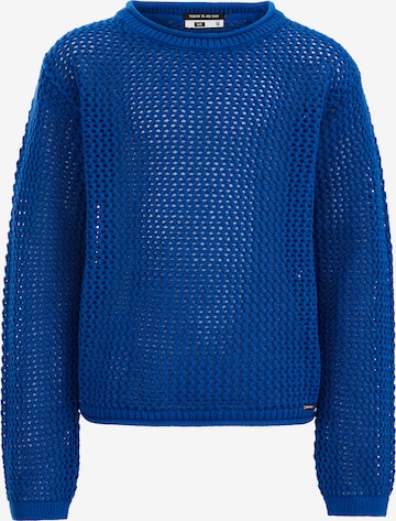 WE Fashion - Pullover em azul: frente