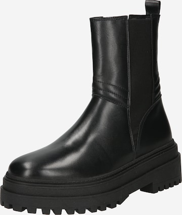 Boots chelsea 'Victoria' di ABOUT YOU in nero: frontale