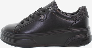Baskets basses U.S. POLO ASSN. en noir : devant