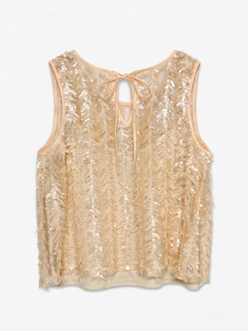 Haut 'VMOrdetta' VERO MODA en beige