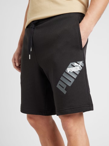 PUMA - regular Pantalón deportivo 'POWER' en negro