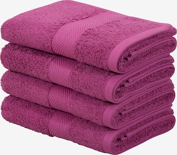 HOME AFFAIRE Towel in Purple: front