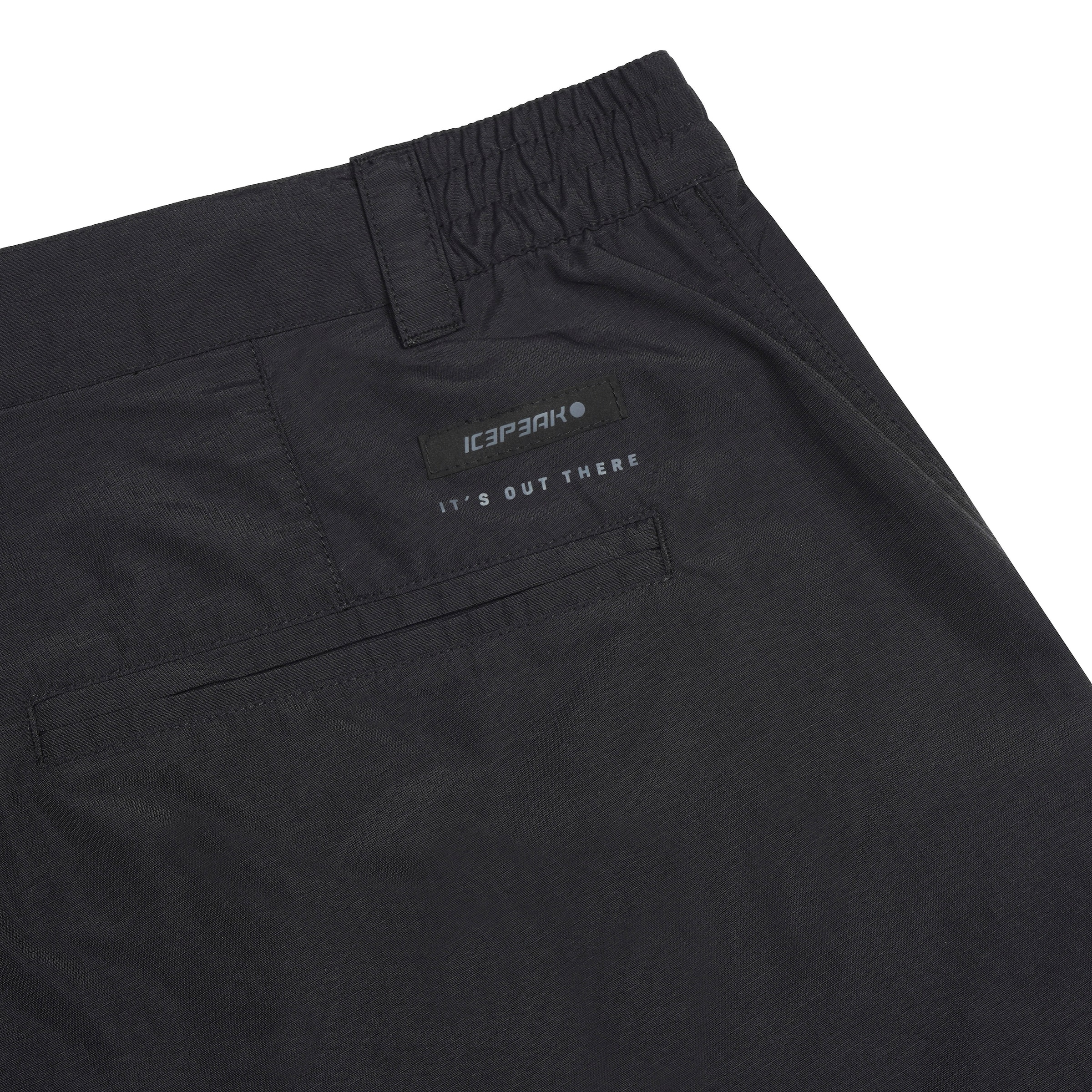 ICEPEAK Regular Outdoor Pants 'Anzio' in Black