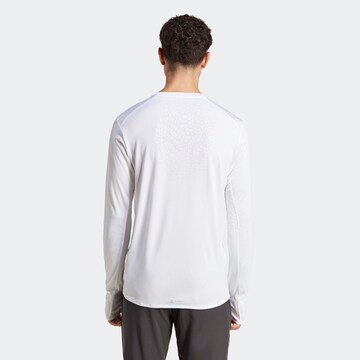 T-Shirt fonctionnel 'Fast' ADIDAS PERFORMANCE en blanc