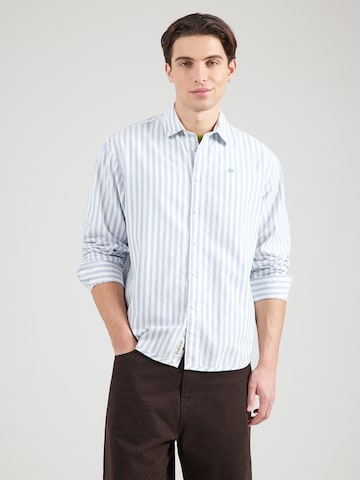 NAPAPIJRI Regular fit Риза 'G-TERRA' в синьо: отпред