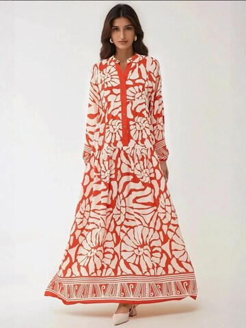 Hiccup Dress in Orange