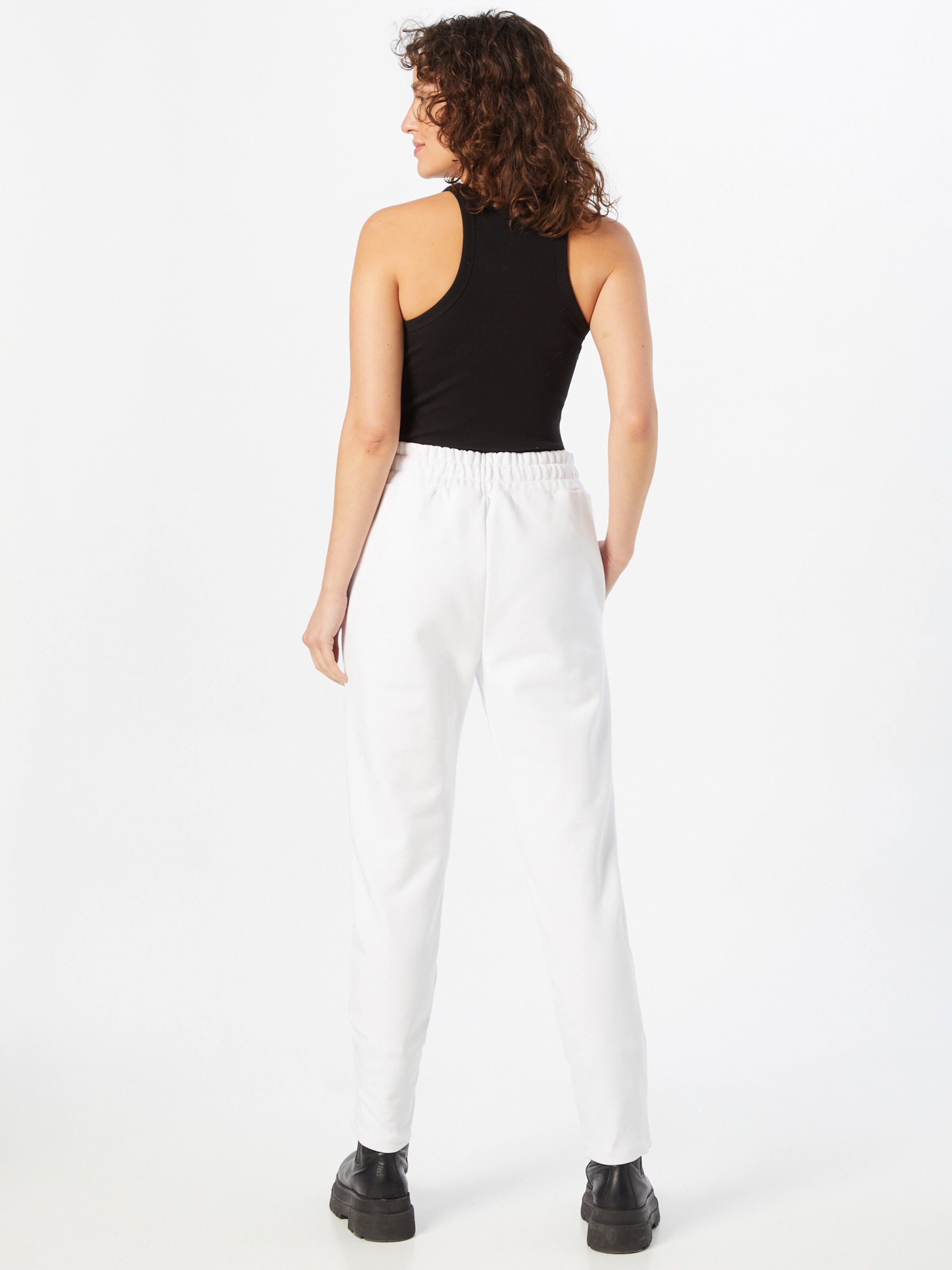 Femme Pantalon Love Moschino en Blanc 