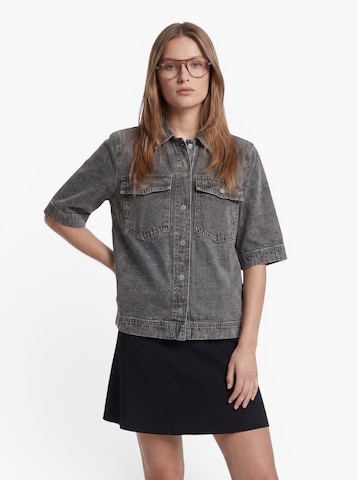 ONLY Blouse 'ONLBELLE' in Grey: front
