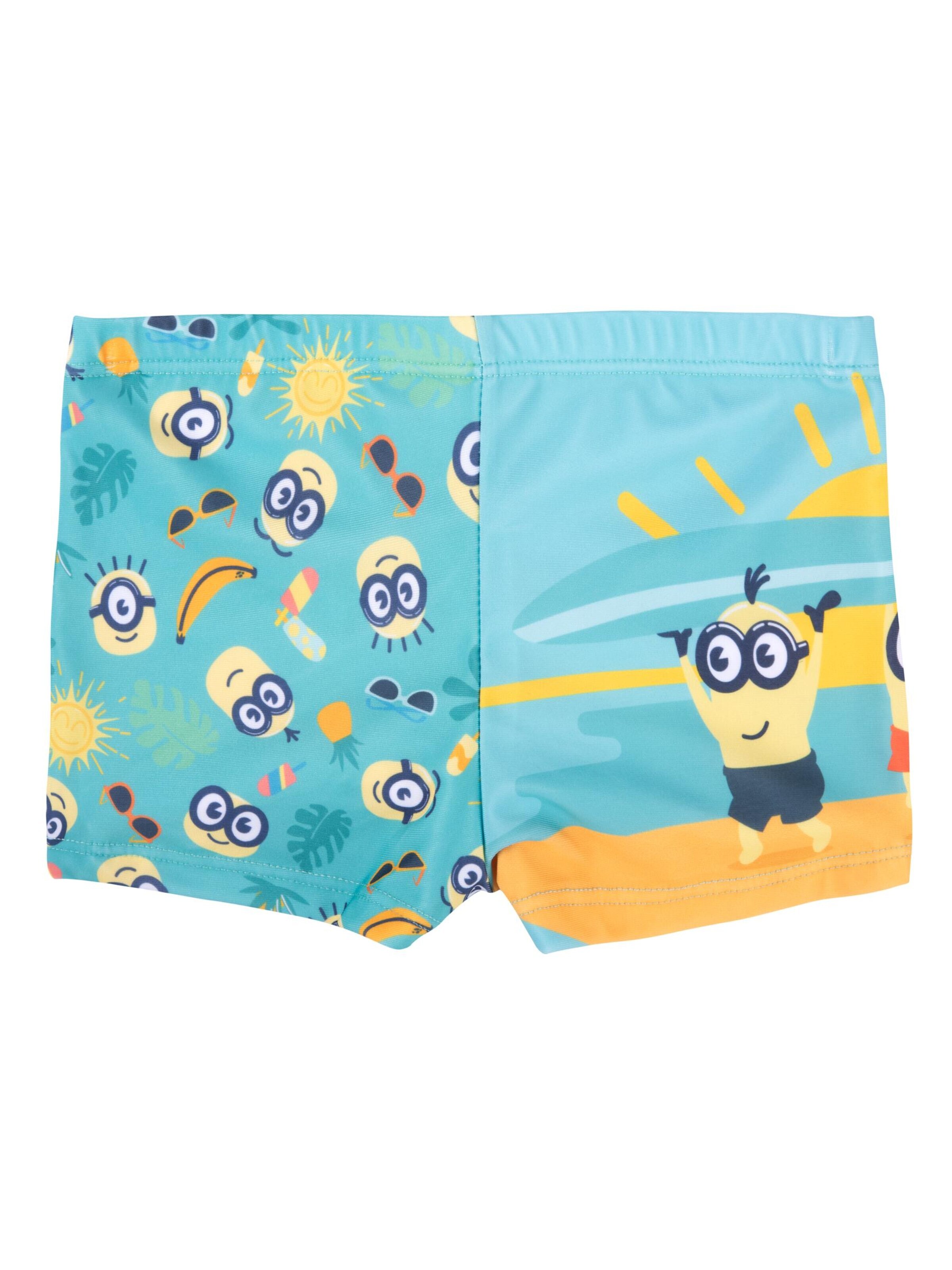 Minions Swim Trunks in Blue: front
