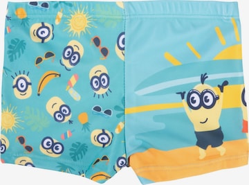 Minions Swim Trunks in Blue: front