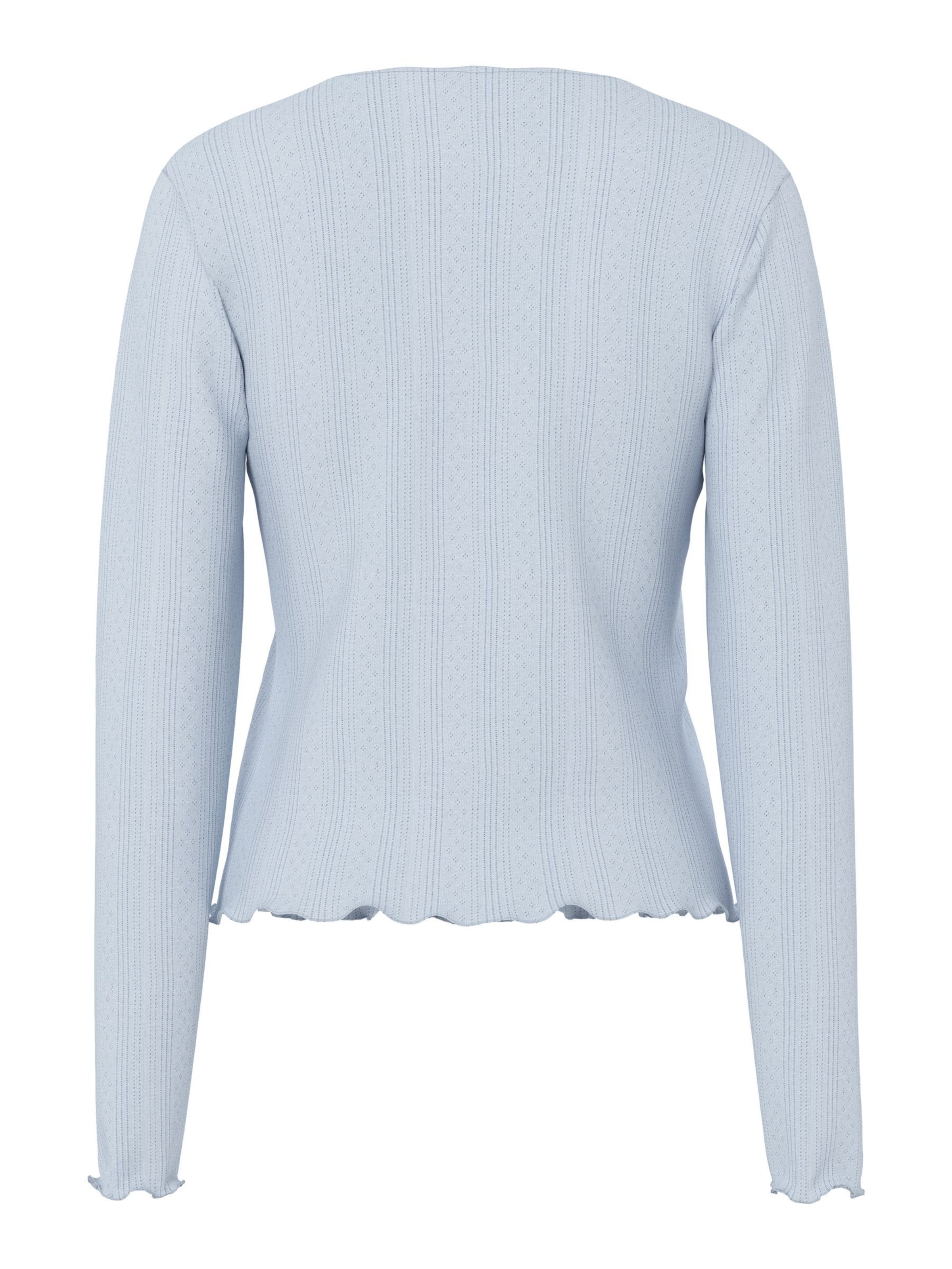 PIECES Knit Cardigan in Blue