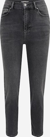 Gina Tricot Petite Jeans in Grijs: voorkant