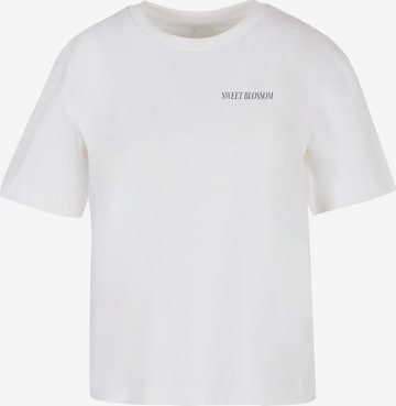 Mister TeeMajica 'Sweet Blossom And Beauty' - bijela boja: prednji dio