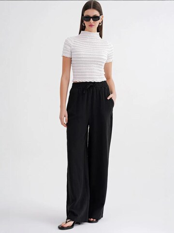 MixRay Wide leg Broek in Zwart