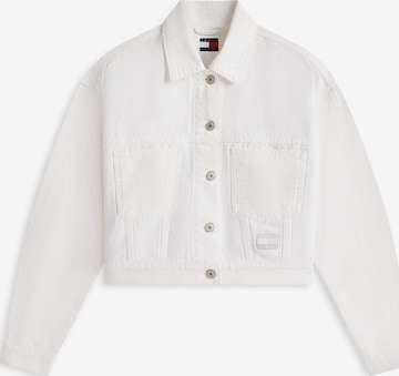 Tommy JeansPrijelazna jakna - bijela boja: prednji dio