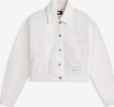 Demisezoninė striukė iš Tommy Jeans, spalva – nebalintos drobės spalva / balto džinso spalva, Prekių apžvalga