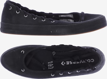 CONVERSE Flats & Loafers in 37,5 in Black: front
