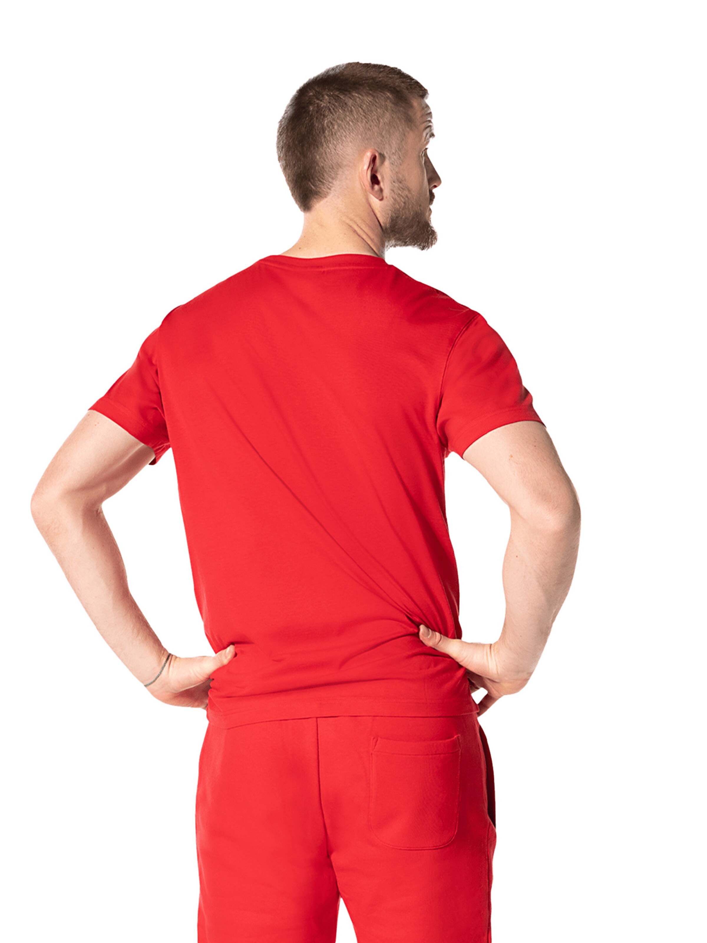 FC BAYERN MÜNCHEN T-Shirt 'Essentials' in Rot