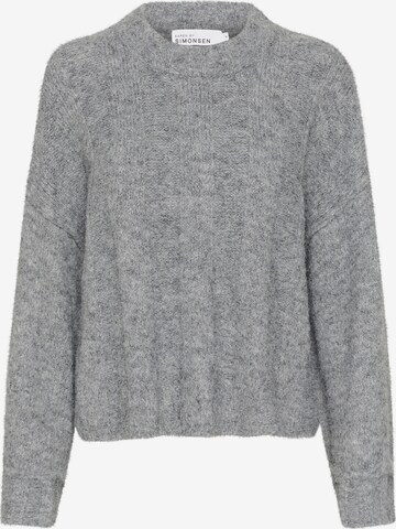 Pull-over KAREN BY SIMONSEN en gris : devant