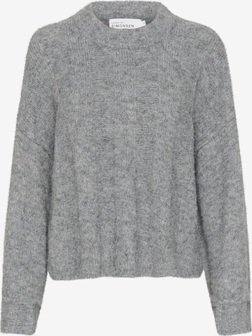 Pull-over KAREN BY SIMONSEN en gris : devant