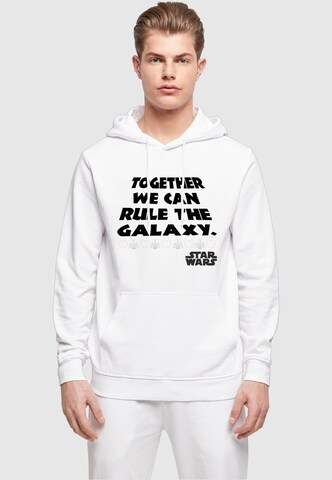 ABSOLUTE CULT Sweatshirt 'Star Wars - Together We Can Rule The Galaxy' in Wit: voorkant
